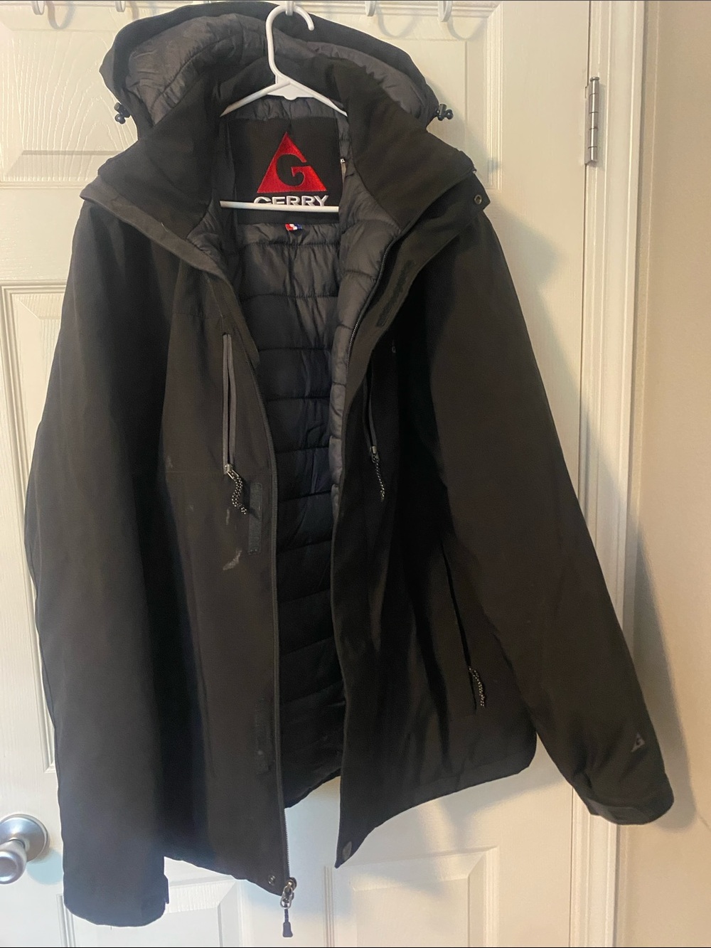 Gerry Weber Men’s Black Hooded Puffer Coat